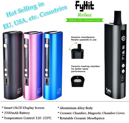 Perangkat Vaporizer Portabel Ruang Corong Keramik 0.5g Daun Tembakau